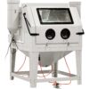 Allsource Dual Station Abrasive Blasting Cabinet 71in